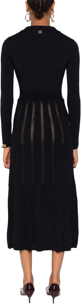 Twin-set Dresses Black Zwart