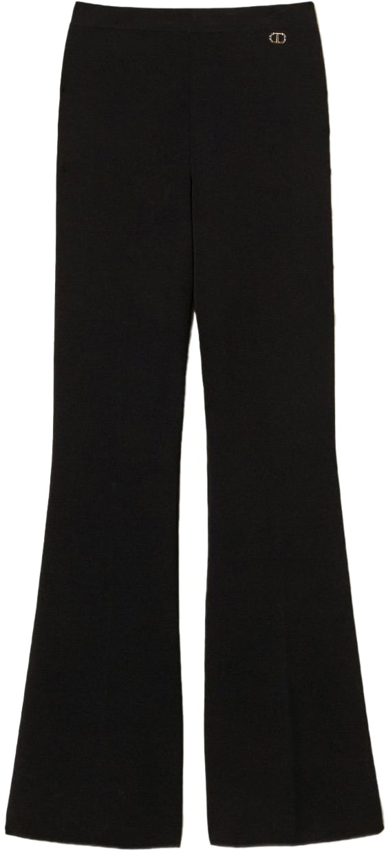 Twin-set Trousers Black Zwart