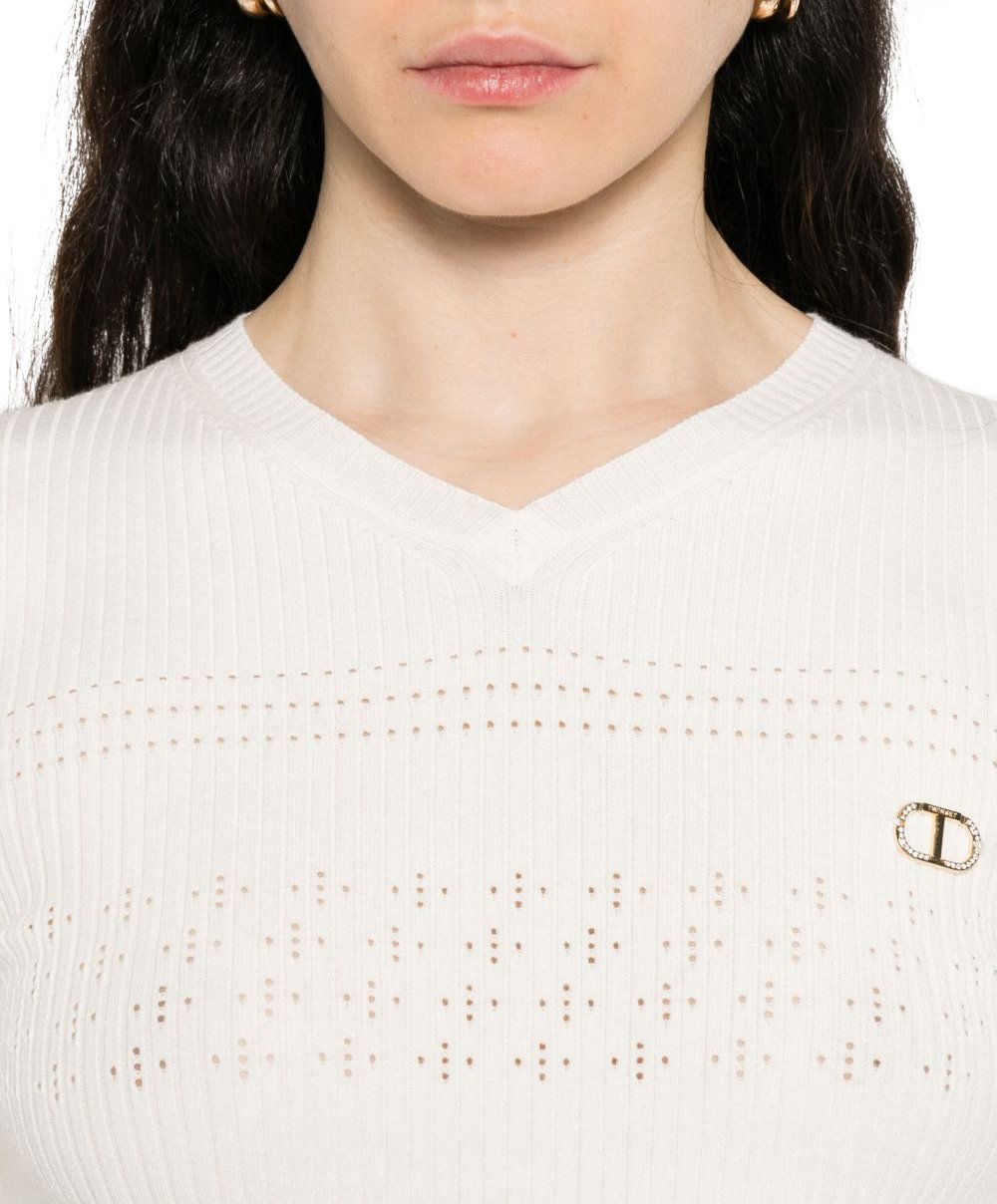 Twin-set Sweaters Neve Wit