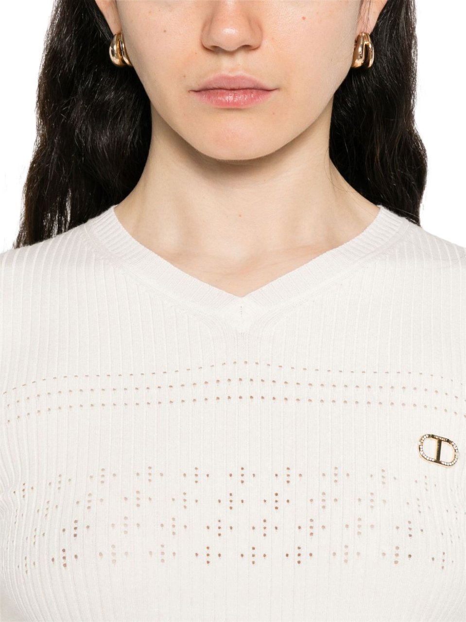 Twin-set Sweaters Neve Wit