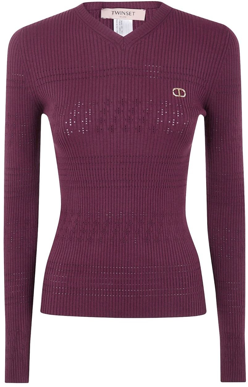 Twin-set Sweaters Purple Paars