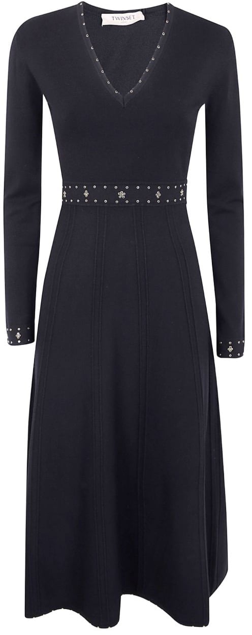 Twin-set Dresses Black Zwart