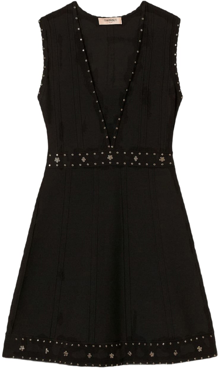 Twin-set Dresses Black Zwart