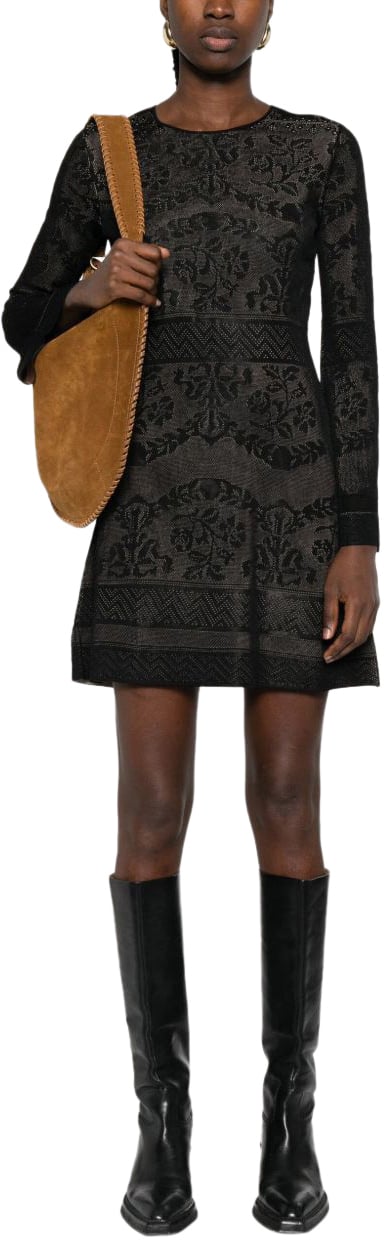 Twin-set Dresses Black Zwart