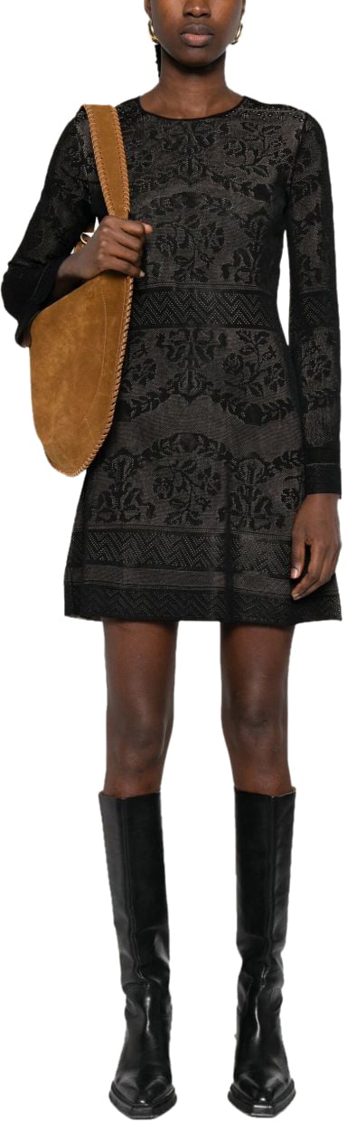 Twin-set Dresses Black Zwart