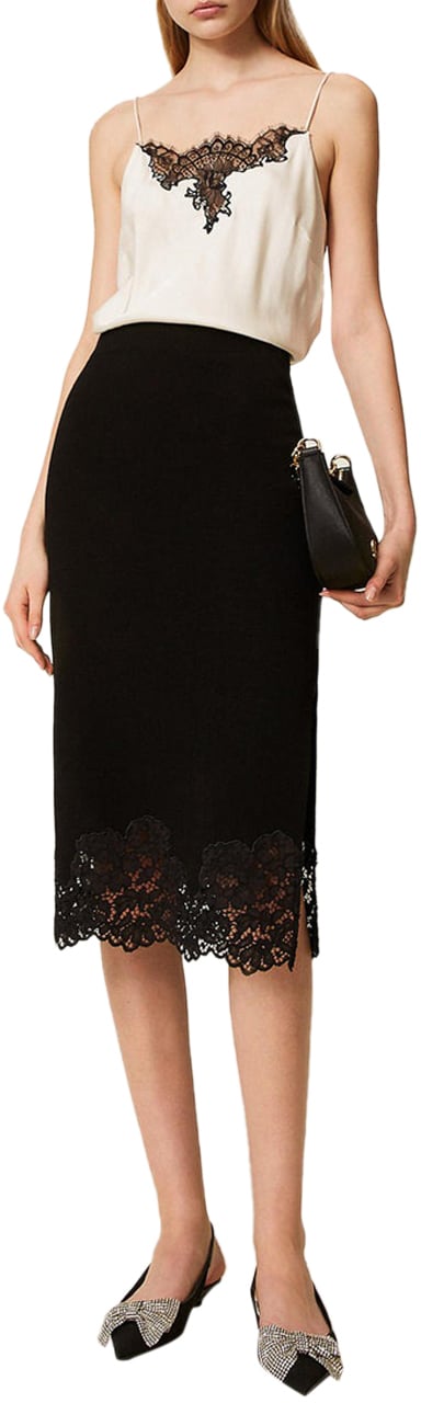 Twin-set Skirts Black Zwart