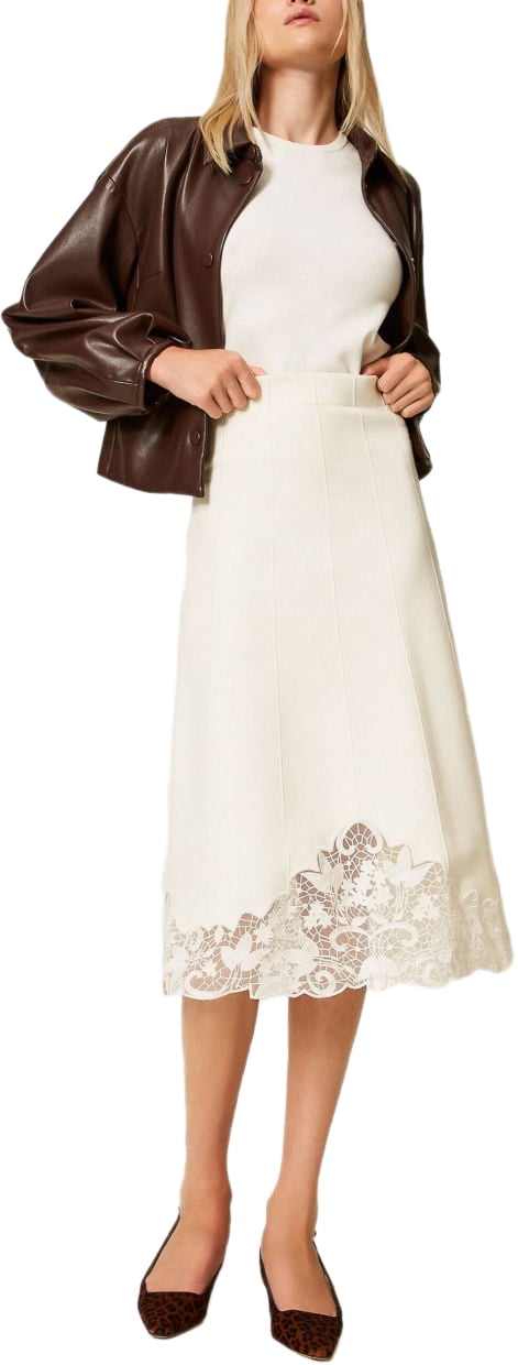 Twin-set Skirts White Wit