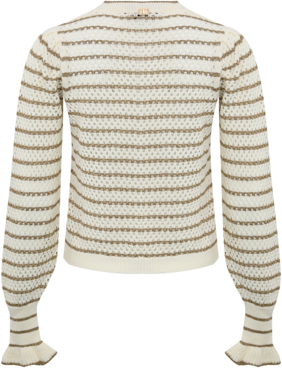 Twin-set Sweaters Nevegolden Green Lurex Metallic