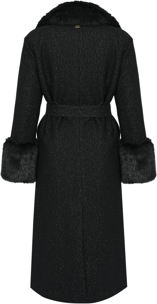 Twin-set Coats Sale Pepe Nerosilver Zwart