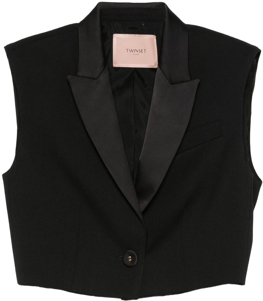 Twin-set Twin-set Giacche Nero Zwart