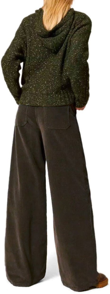 Twin-set TWINSET CHOCOLATE CORDUROY PANTS Bruin