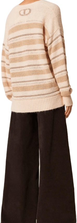 Twin-set Twin-set Pantaloni Black Chocolate Zwart