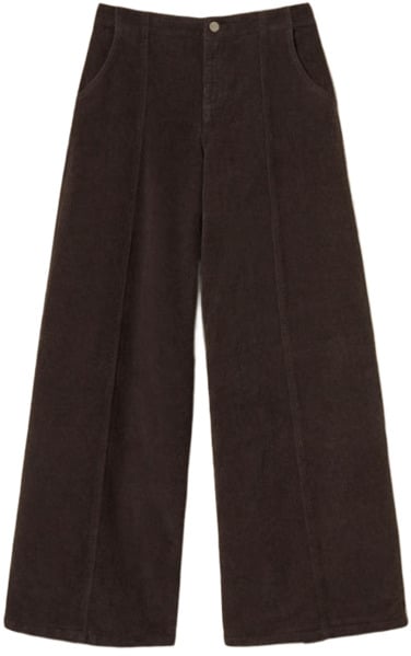 Twin-set Twin-set Pantaloni Black Chocolate Zwart