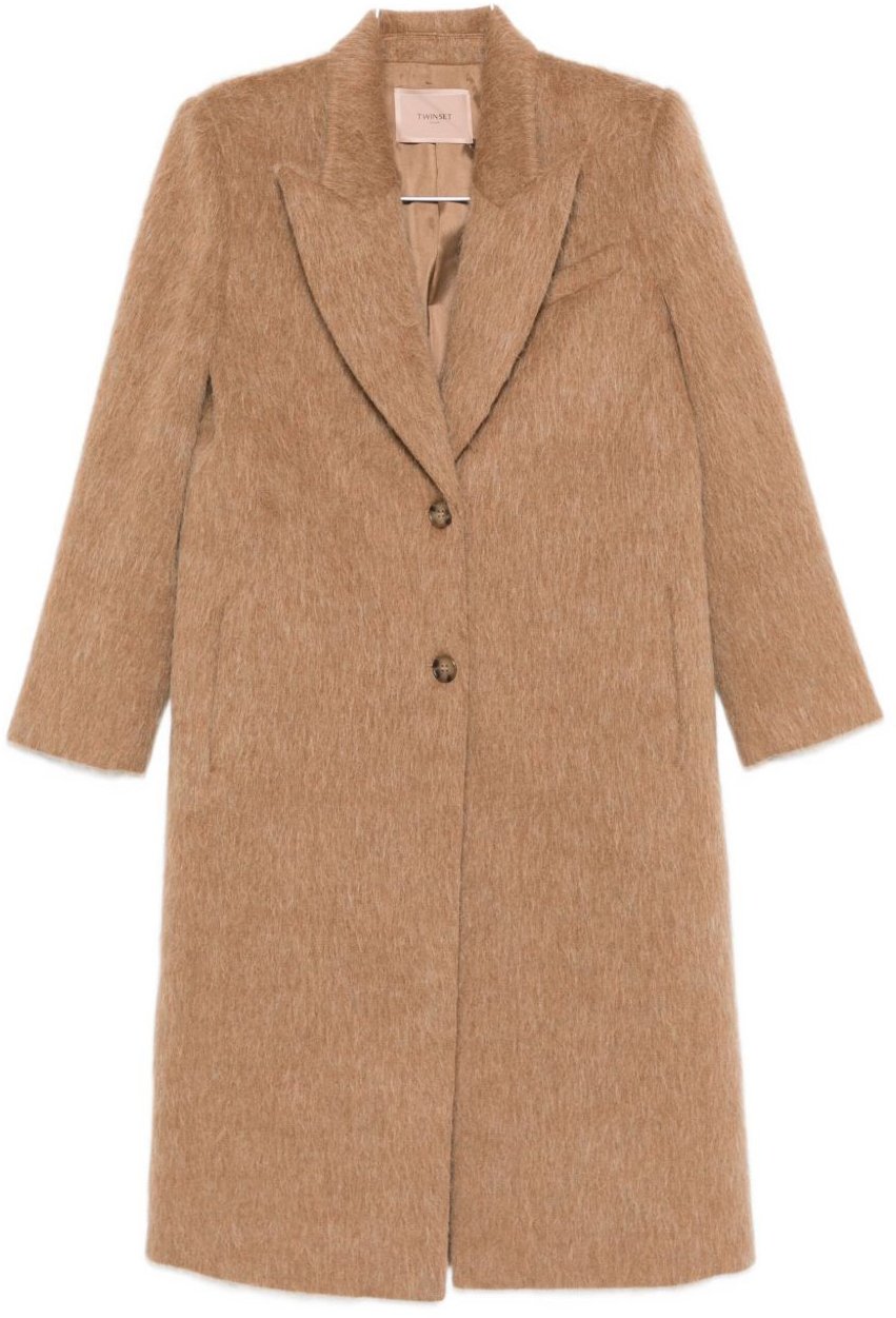 Twin-set Coats Beige Beige