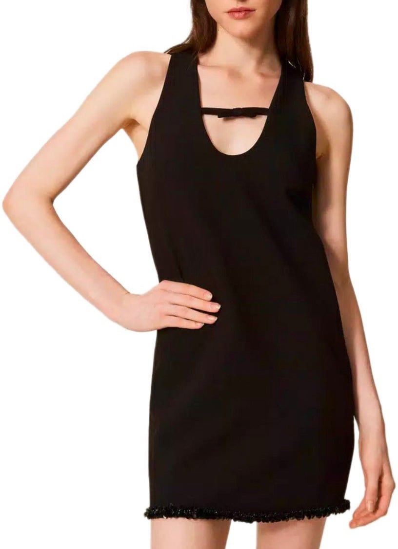 Twin-set TWINSET MINI DRESS Zwart