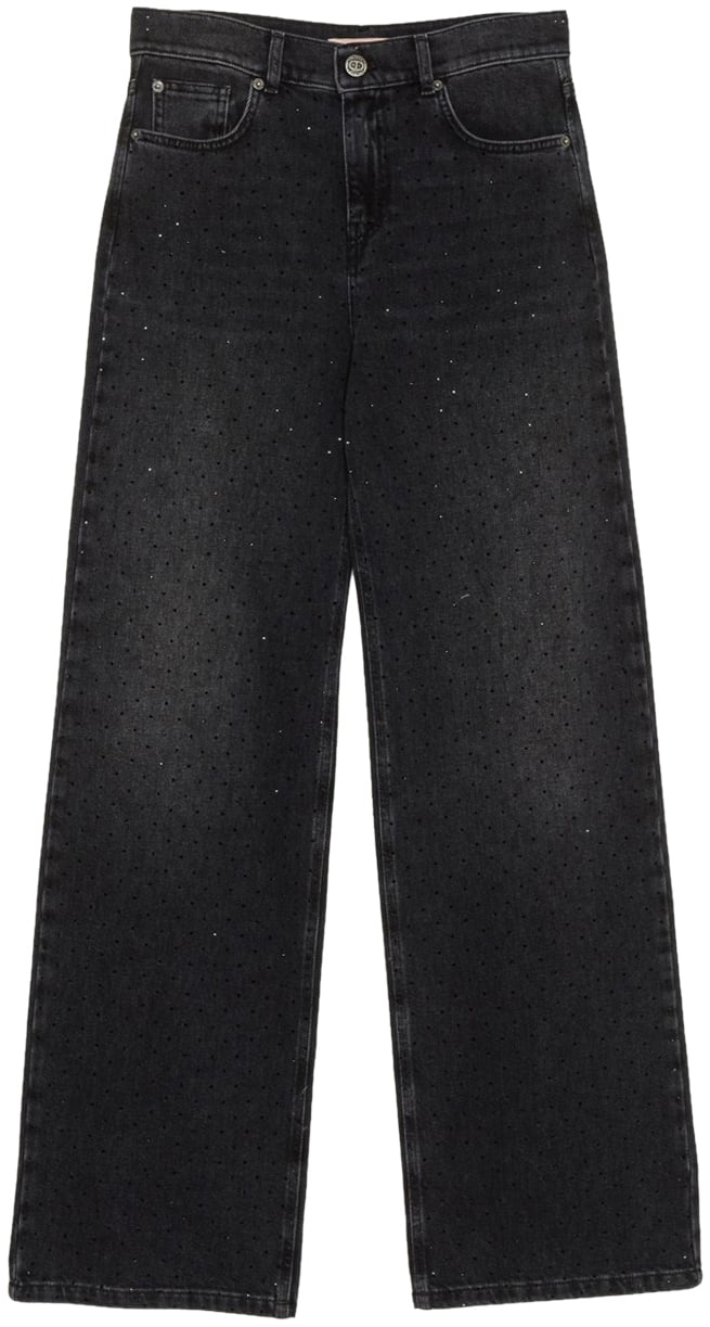 Twin-set Jeans Black Zwart