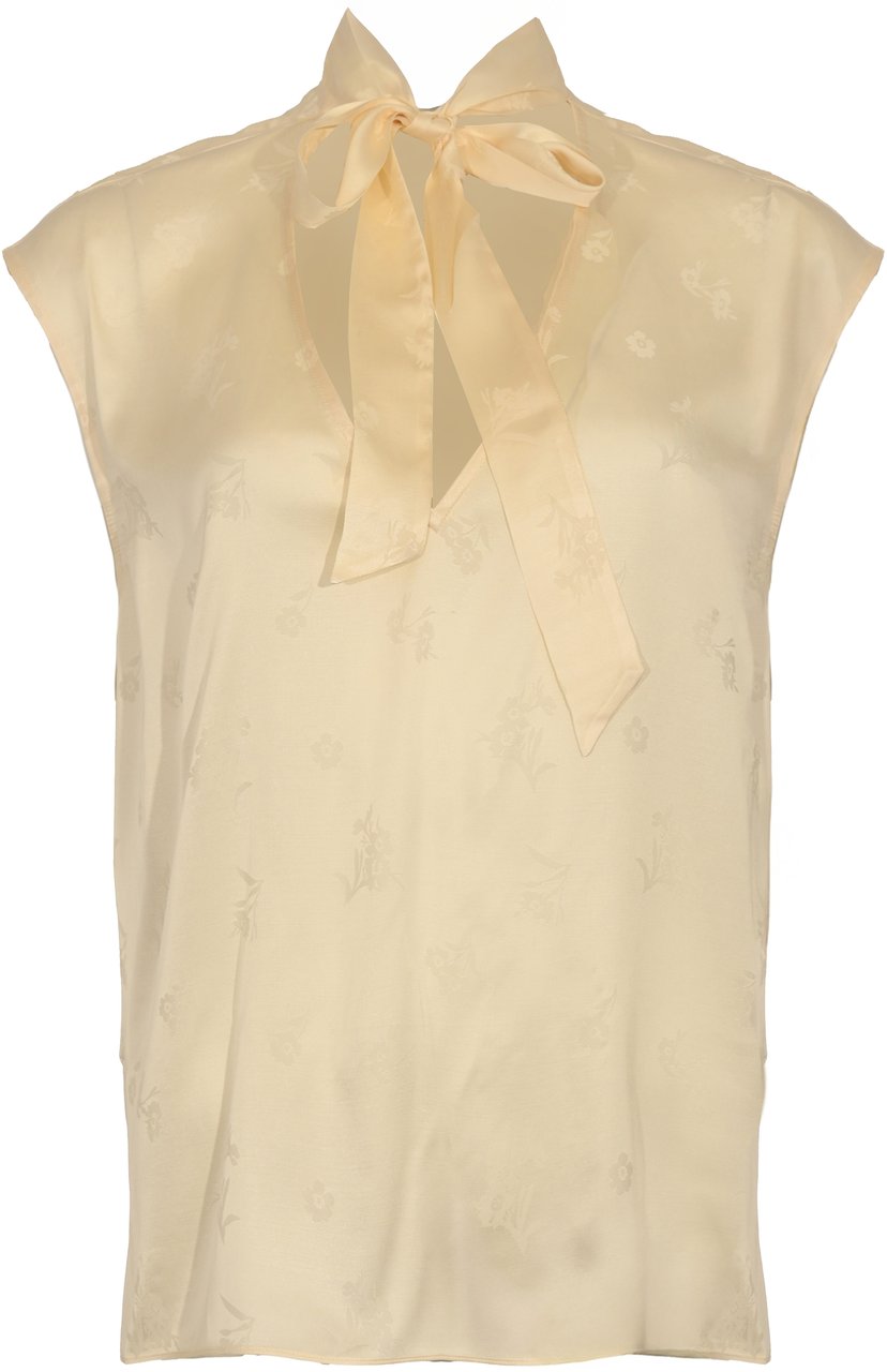 Twin-set Top Madreperla Wit