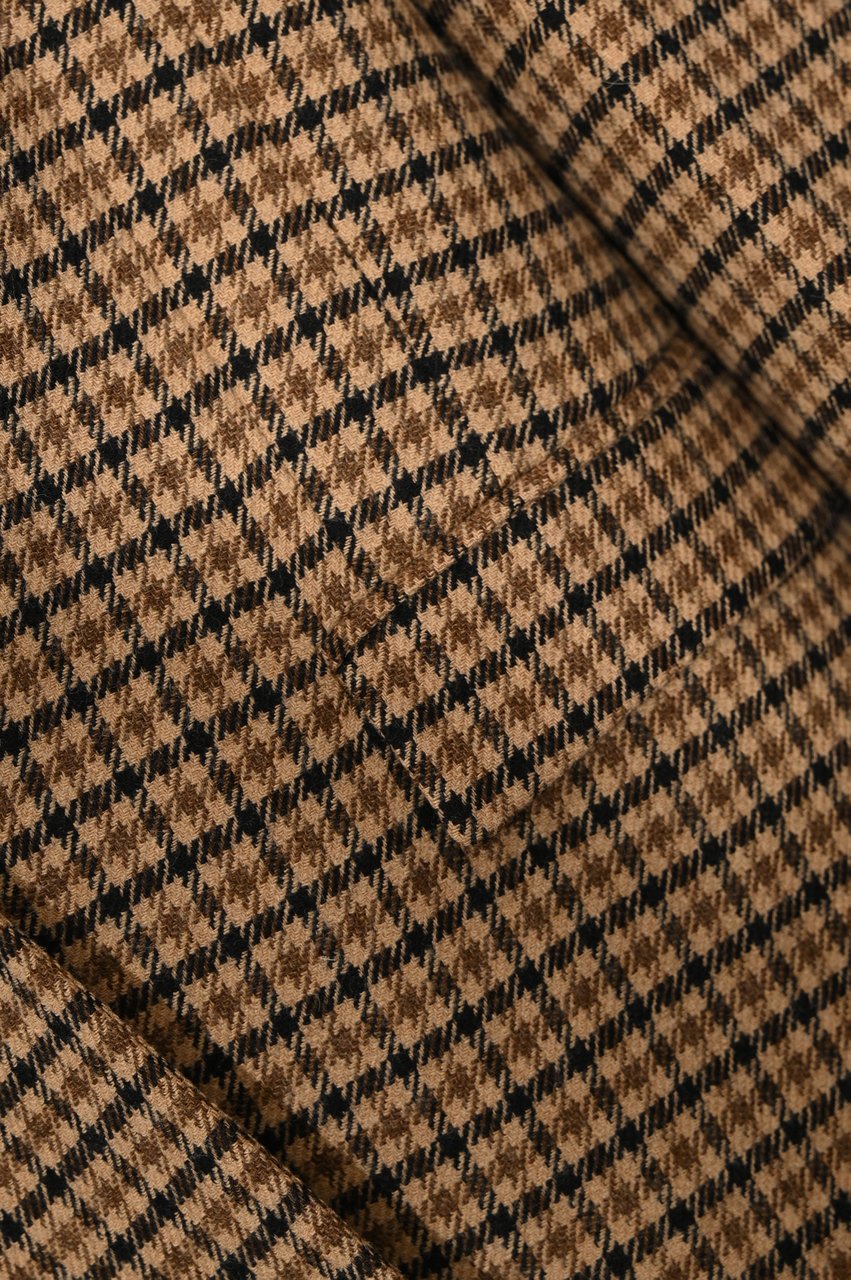 Twin-set Jackets Small Check Cammellonero Beige