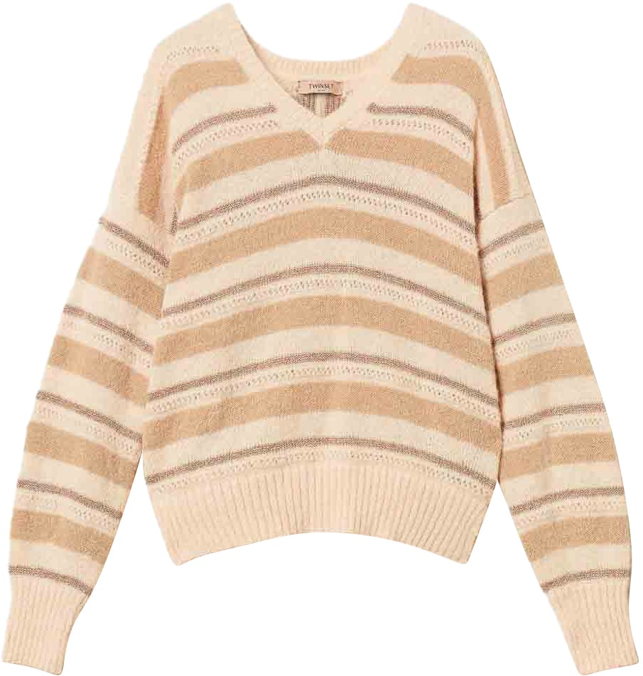Twin-set Sweaters Alpaca Lurex Beige