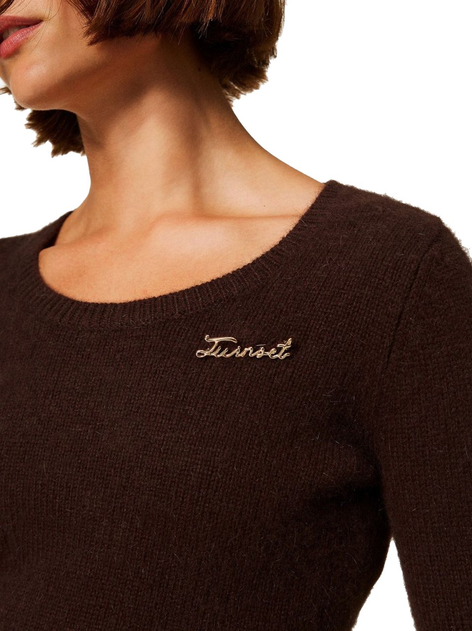 Twin-set Sweaters Black Chocolate Zwart