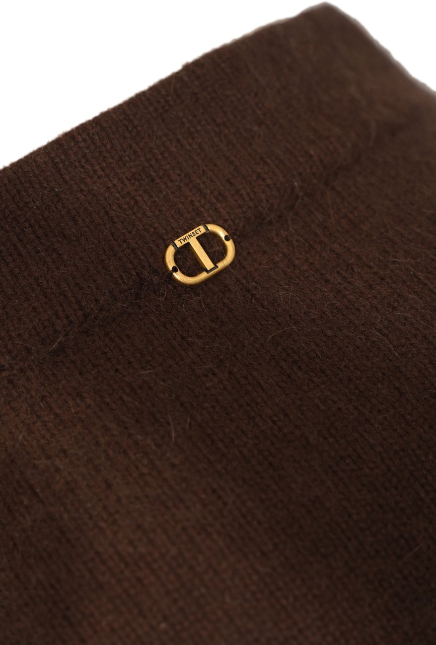 Twin-set Skirts Black Chocolate Zwart