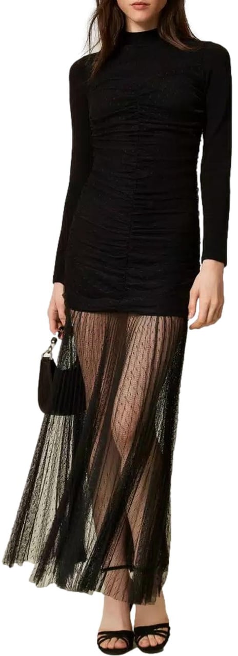 Twin-set Dresses Black Zwart