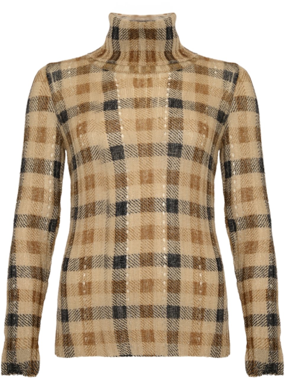 Twin-set Sweaters Stcheck Cammellonero Navy