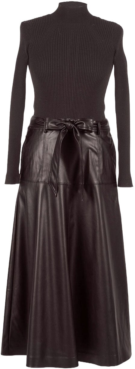 Twin-set Dresses Blackchocolate Zwart