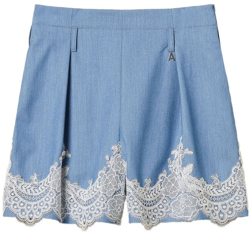 Twin-set Shorts Dark Skyline Blauw