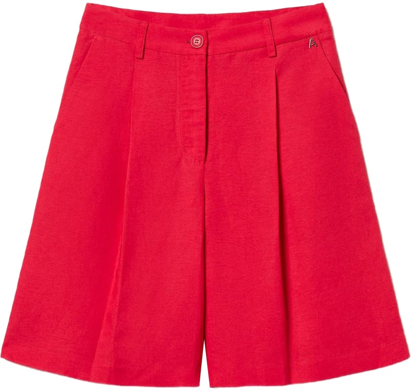 Twin-set Shorts Magenta Paars