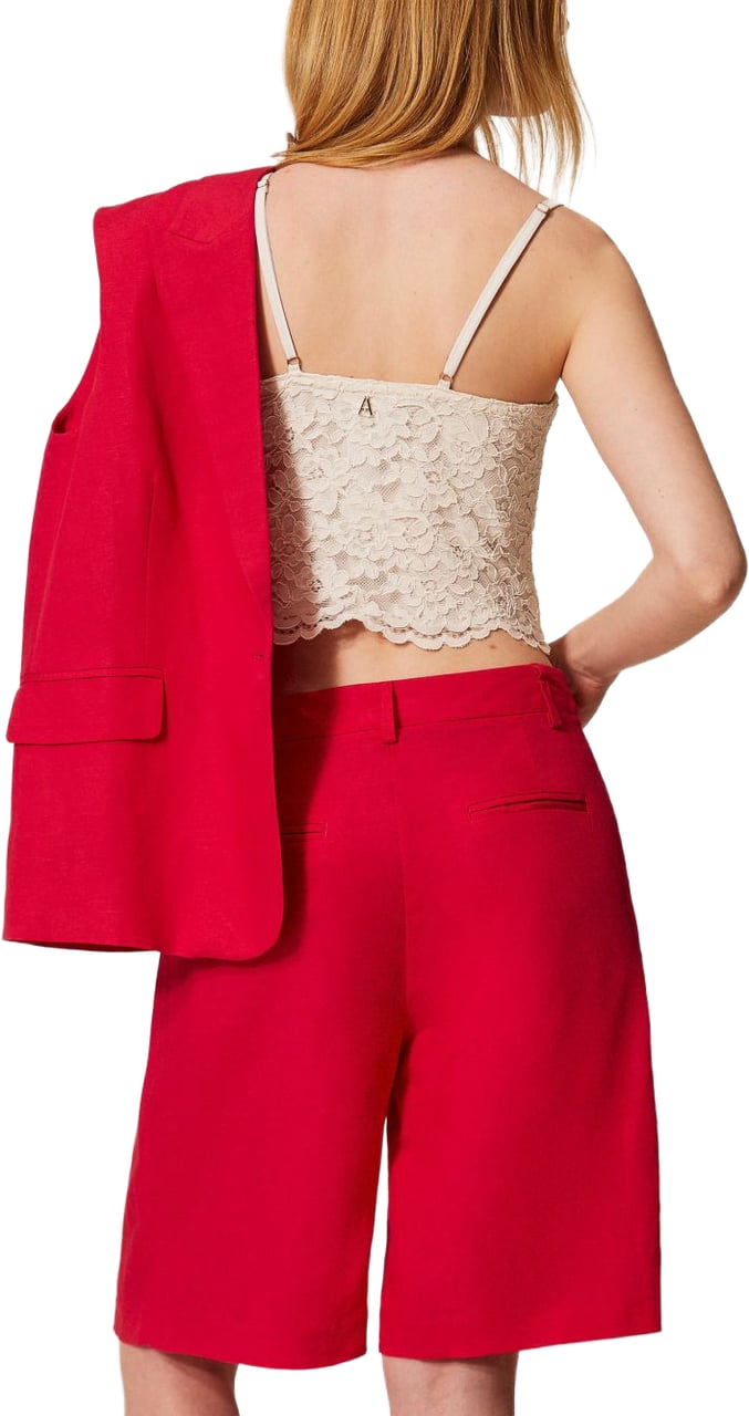Twin-set Shorts Rosso Rood