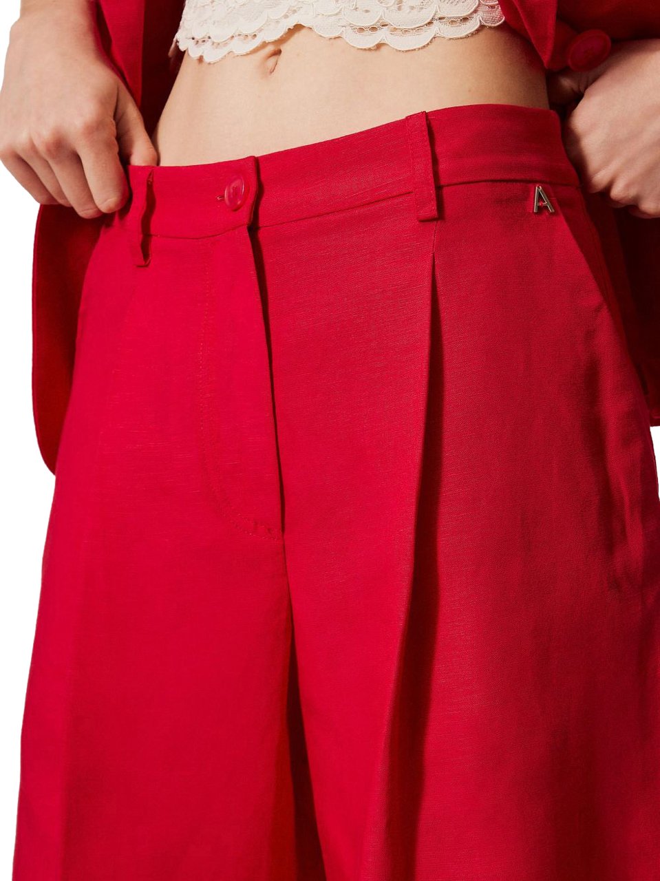 Twin-set Shorts Magenta Paars