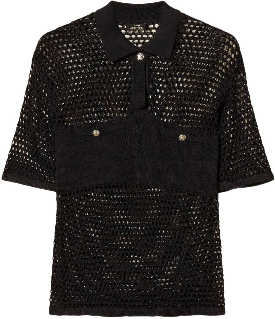 Twin-set T-Shirts And Polos Black Zwart