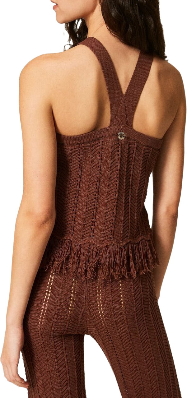 Twin-set Top Marrone Bruin