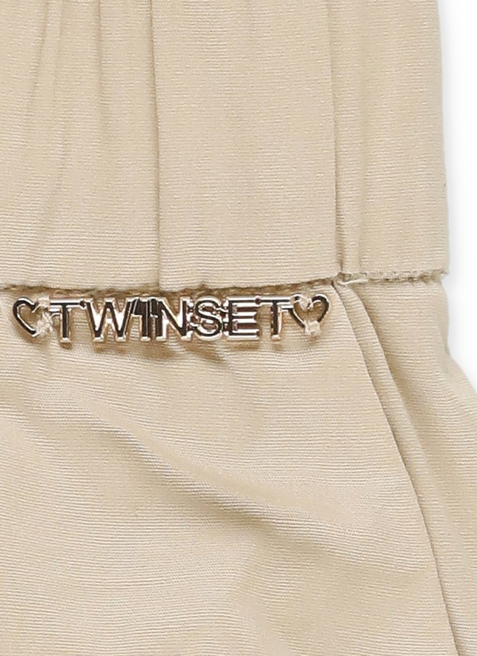 Twin-set Trousers Safari Beige