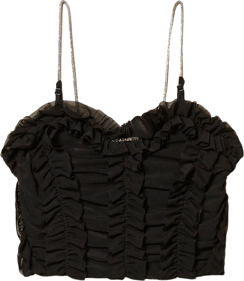 Twin-set Top Black Zwart