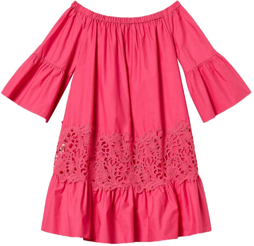 Twin-set Dresses Fuchsia Cyclamen Paars
