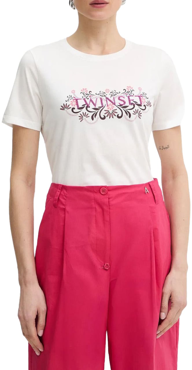 Twin-set T-Shirts And Polos Off White Wit