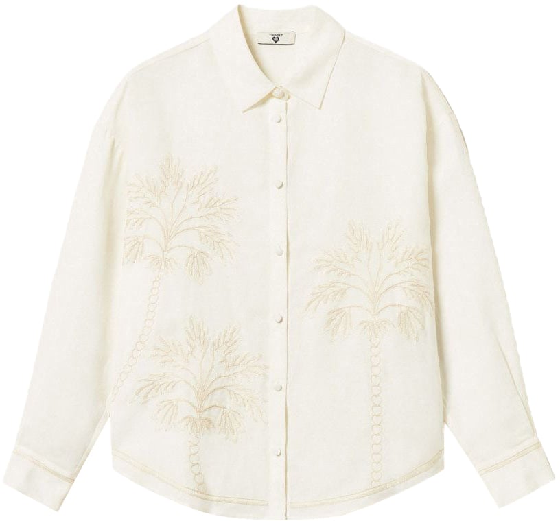Twin-set Shirts Vaniglia/Fog Wit