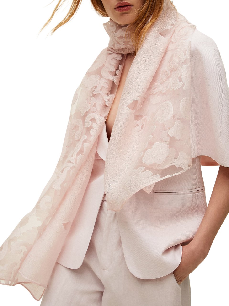 Twin-set Scarfs Sabbia Rosa Divers