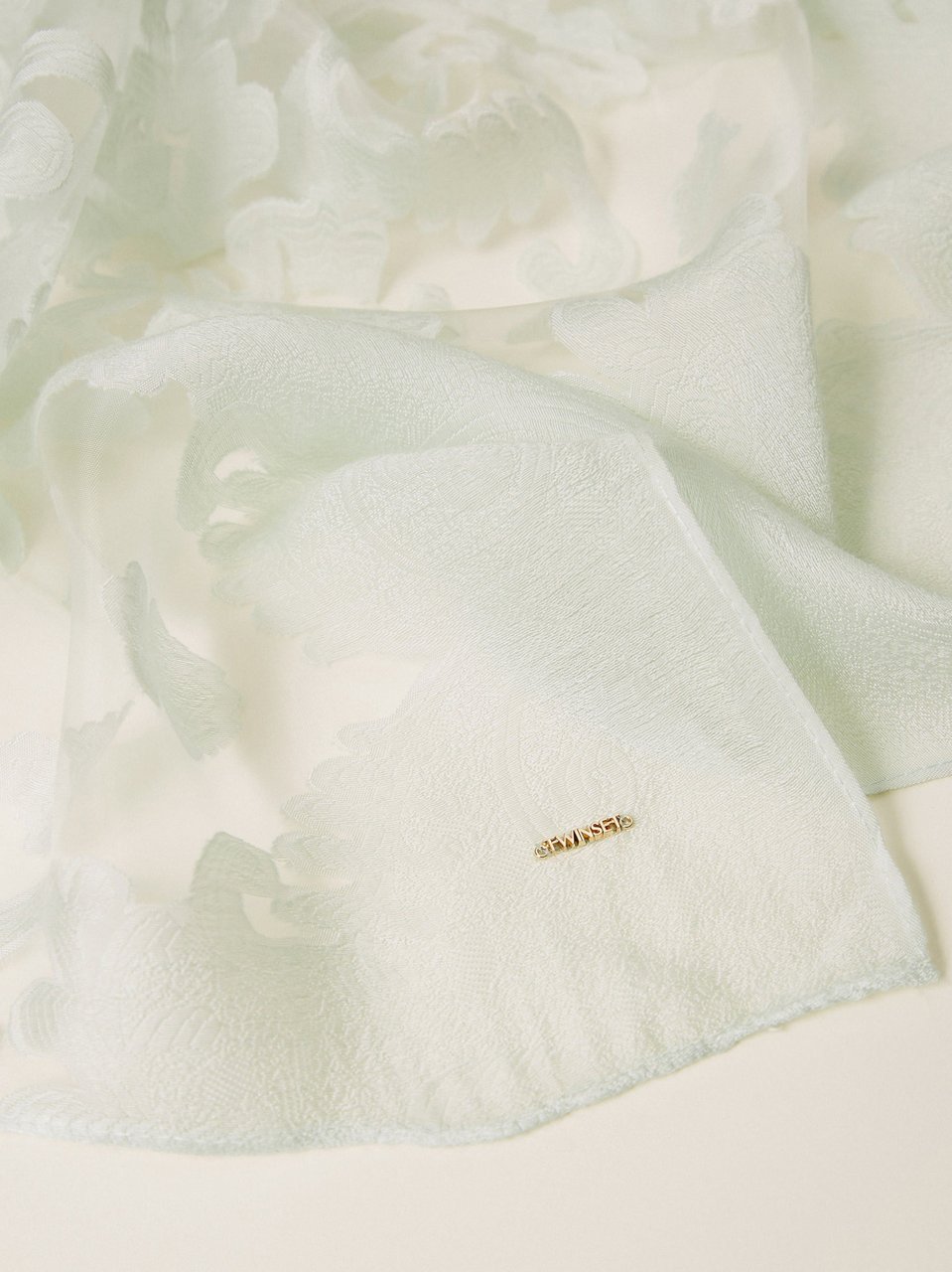 Twin-set Scarfs Aqua Blauw