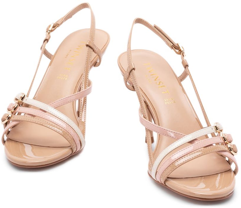 Twin-set With Heel Beige Beige
