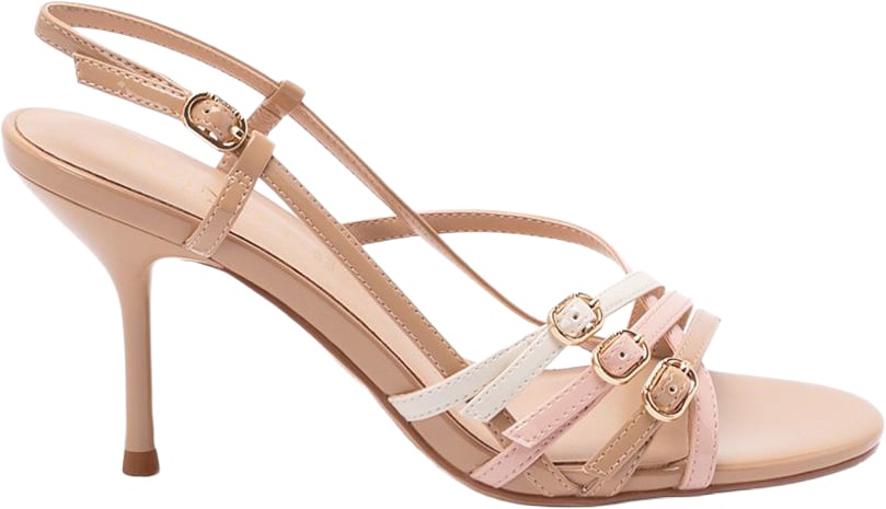 Twin-set With Heel Beige Beige