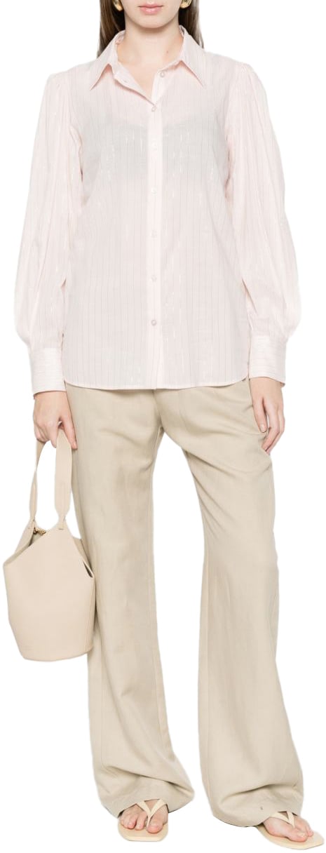 Twin-set Shirts Sabbia Rosasandgigliolurex Divers