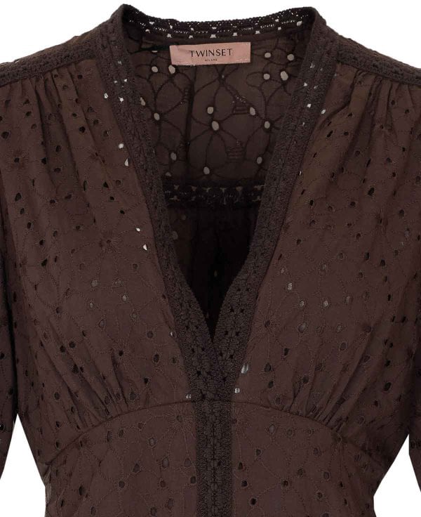 Twin-set Dresses Marrone Bruin