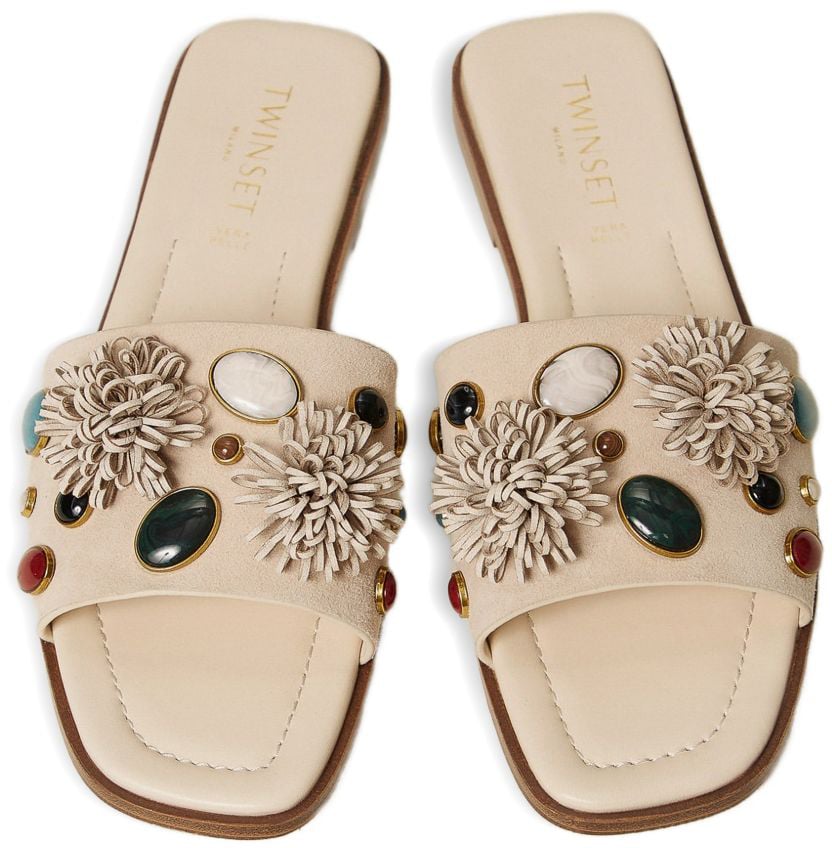 Twin-set Sandals Beige Beige