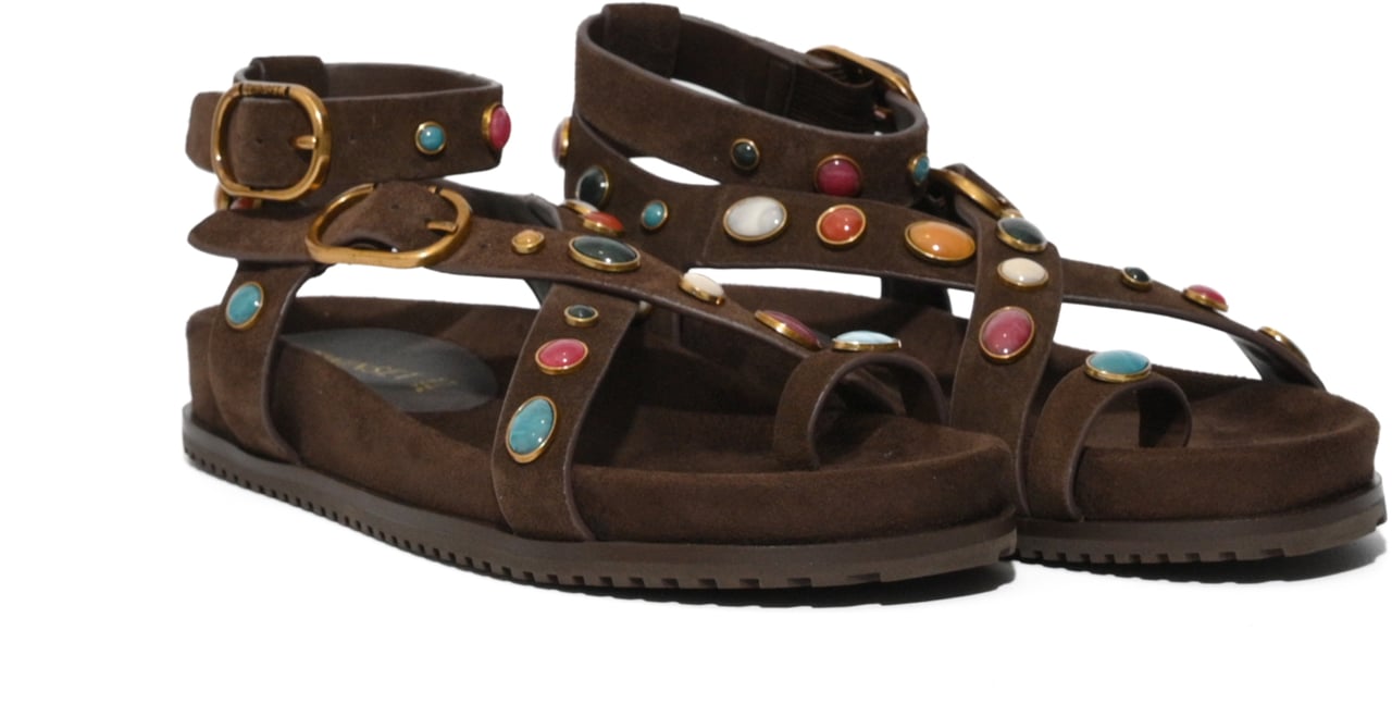 Twin-set Sandals Coffee Liqueur Bruin