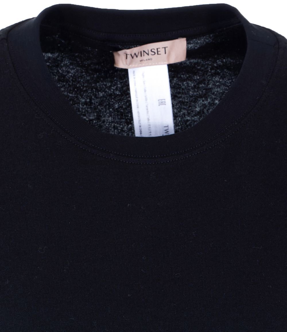 Twin-set T-Shirts And Polos Black Zwart