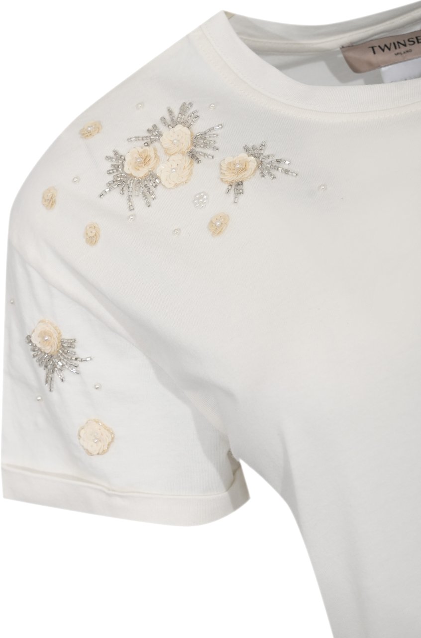 Twin-set T-Shirts And Polos Madreperla Wit