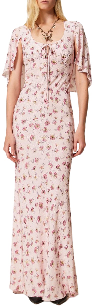 Twin-set Dresses Fiore Peachrose Roze